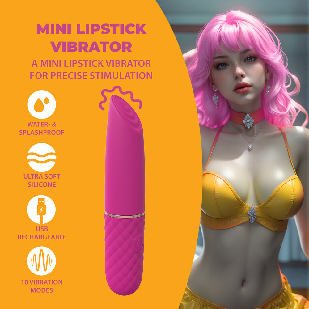 Mini Lipstick Vibrator - Roze