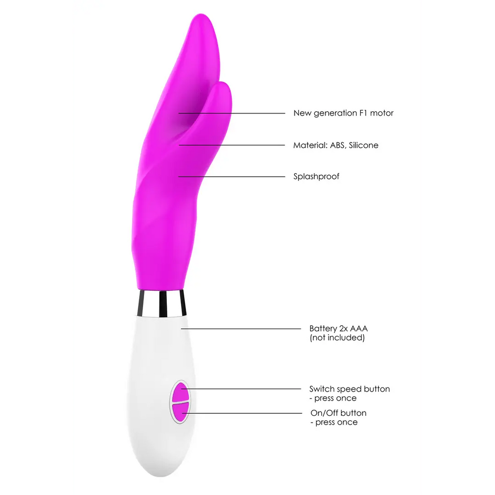 Athos - Rabbit Vibrator met Clitoris Stimulator - foto 7