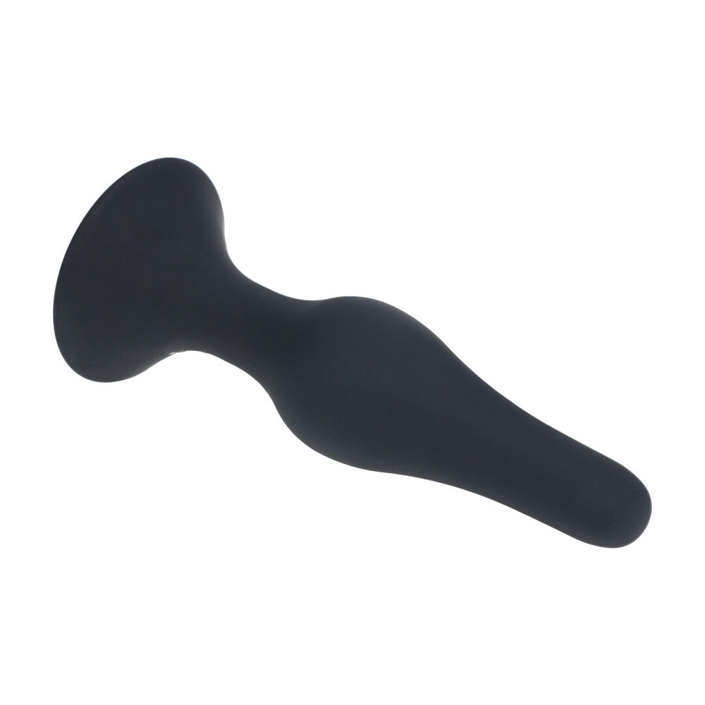 Slanke Siliconen Anale Plug - Zwart