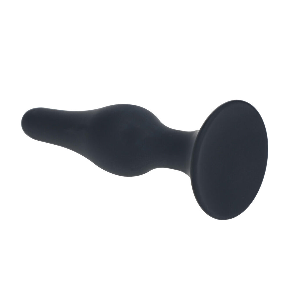 Slanke Siliconen Anale Plug - Zwart