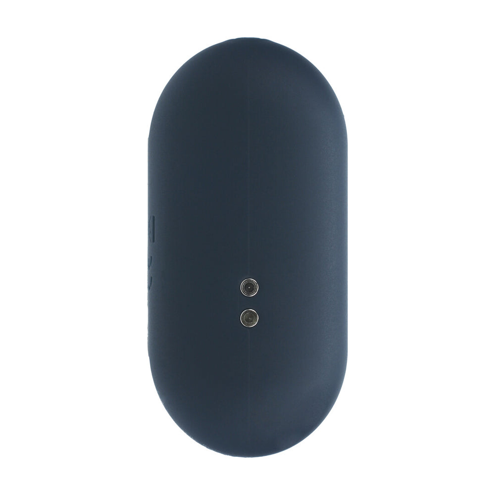 Hexagonale Vibrerende Siliconen Anale Plug - Zwart
