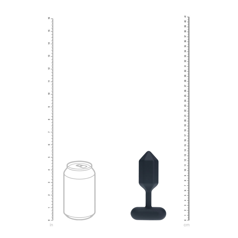 Hexagonale Vibrerende Siliconen Anale Plug - Zwart