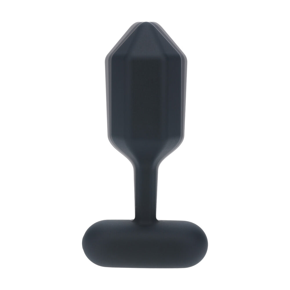 Hexagonale Vibrerende Siliconen Anale Plug - Zwart