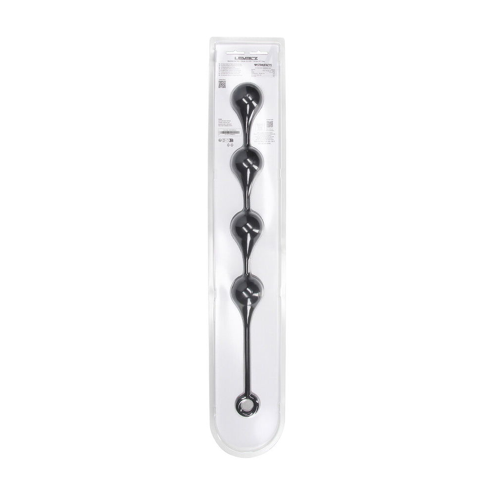 Siliconen Waterdruppel Anale Ballen - XL - 50mm - Zwart