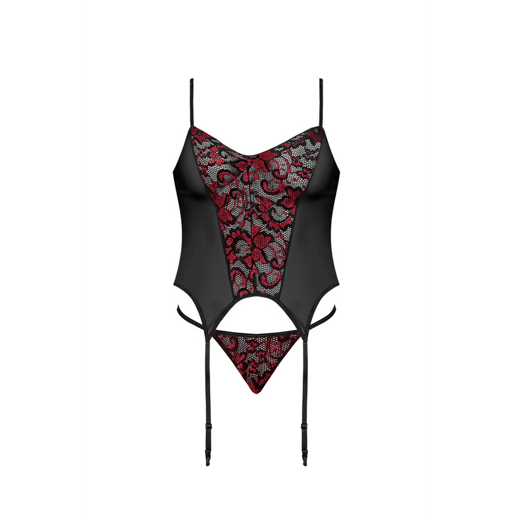 Merry Widow - 2-delige Lingerie Set - Zwart - foto 10