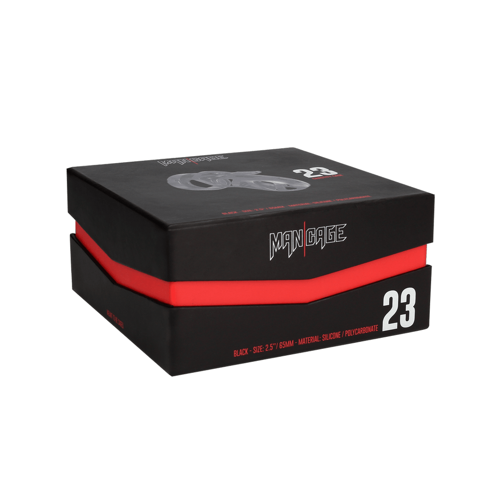 Model 23 - Peniskooi - 6,5 cm - Zwart - foto 5
