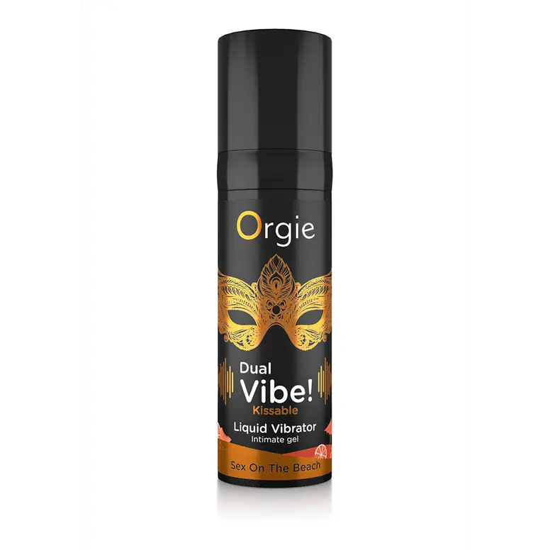 Orgie Dual Vibe Sex! Kissable Liquid Vibrator - Sex On The Beach - 0.5 fl oz / 15 ml