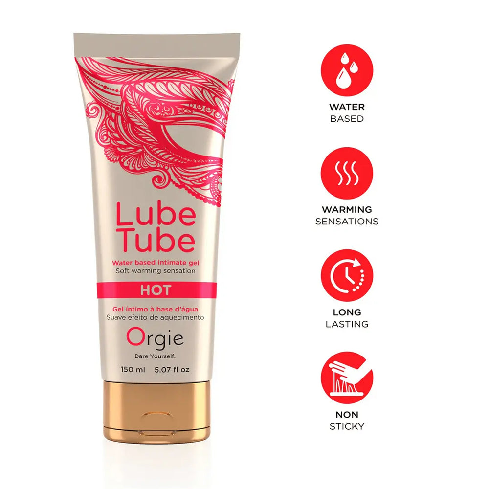 Lube Tube Hot - Glijmiddel met Verwarmend Effect - 150 ml - foto 2