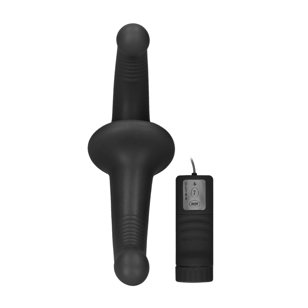 Vibrating Silicone Strapless Strap-On - foto 5