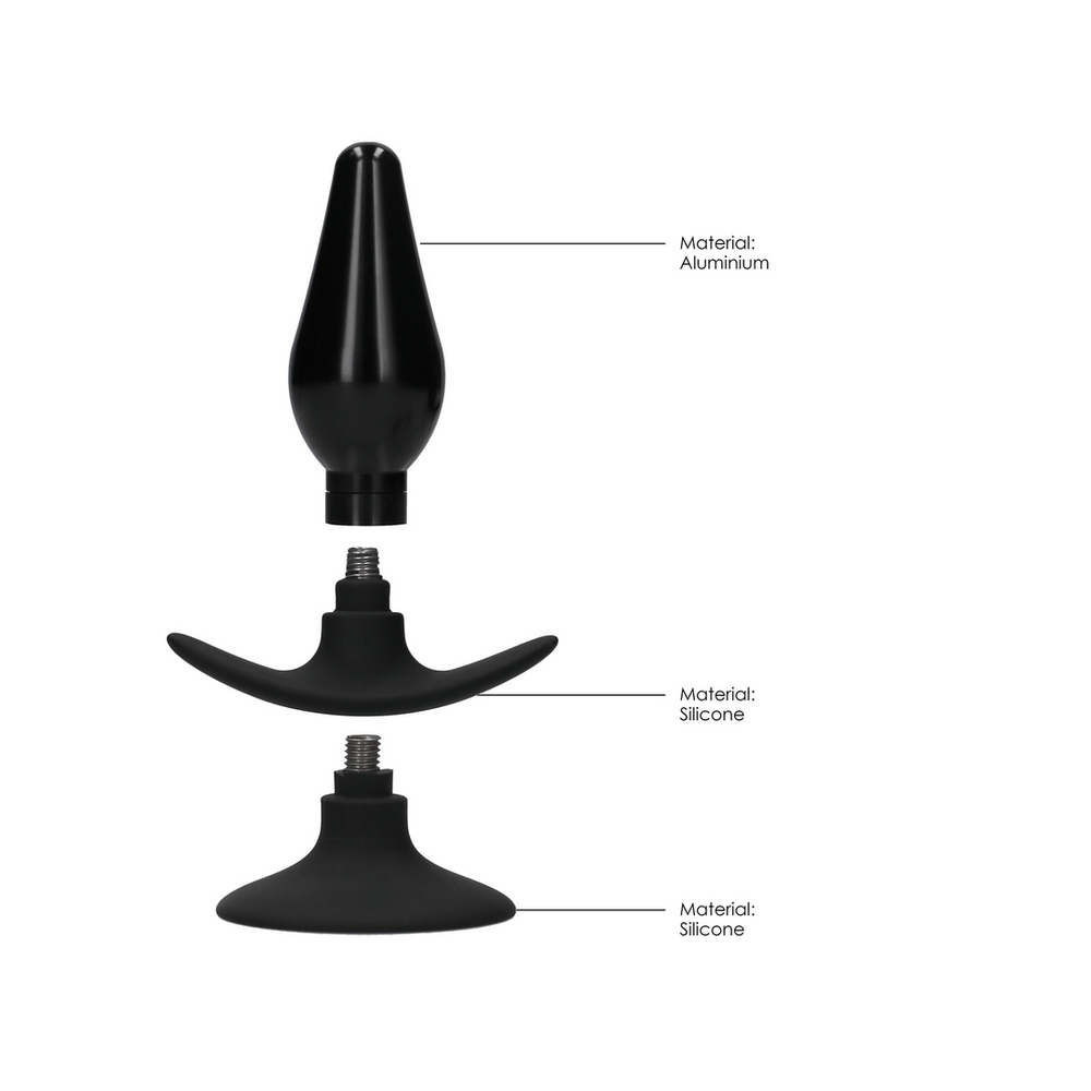 Verwisselbare Butt Plug Set - Rond - foto 8