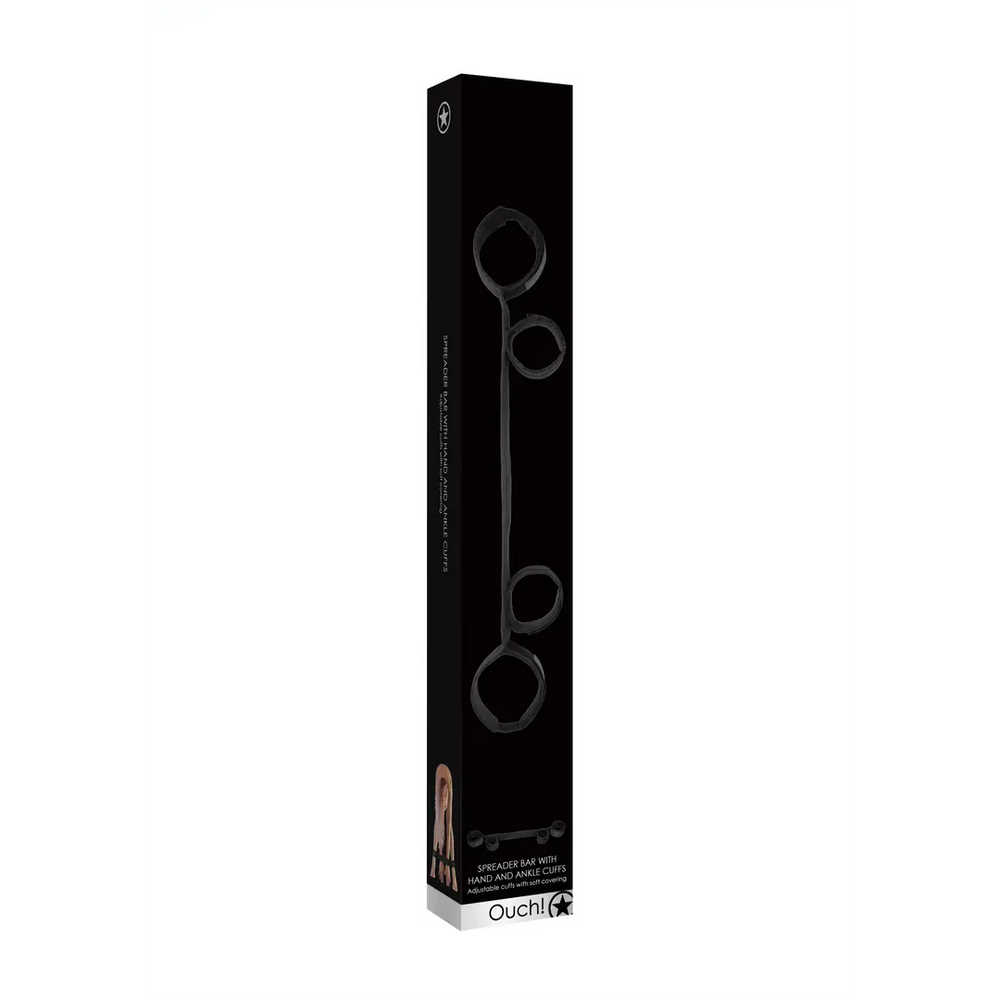 Spreader Bar with Hand and Ankle Cuffs - foto 4