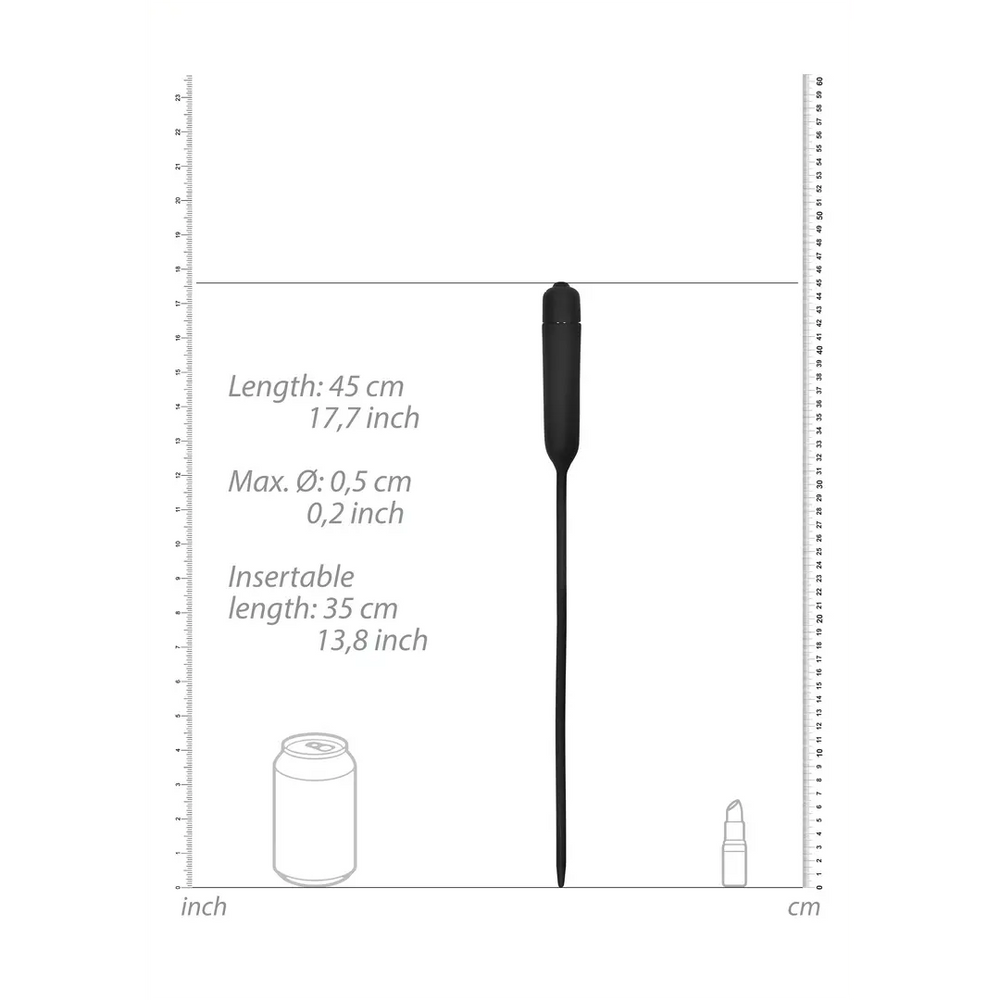 Silcone Vibrating Bullet Plug Extra Long - foto 8