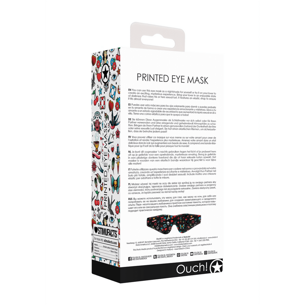 Printed Oogmasker - foto 4