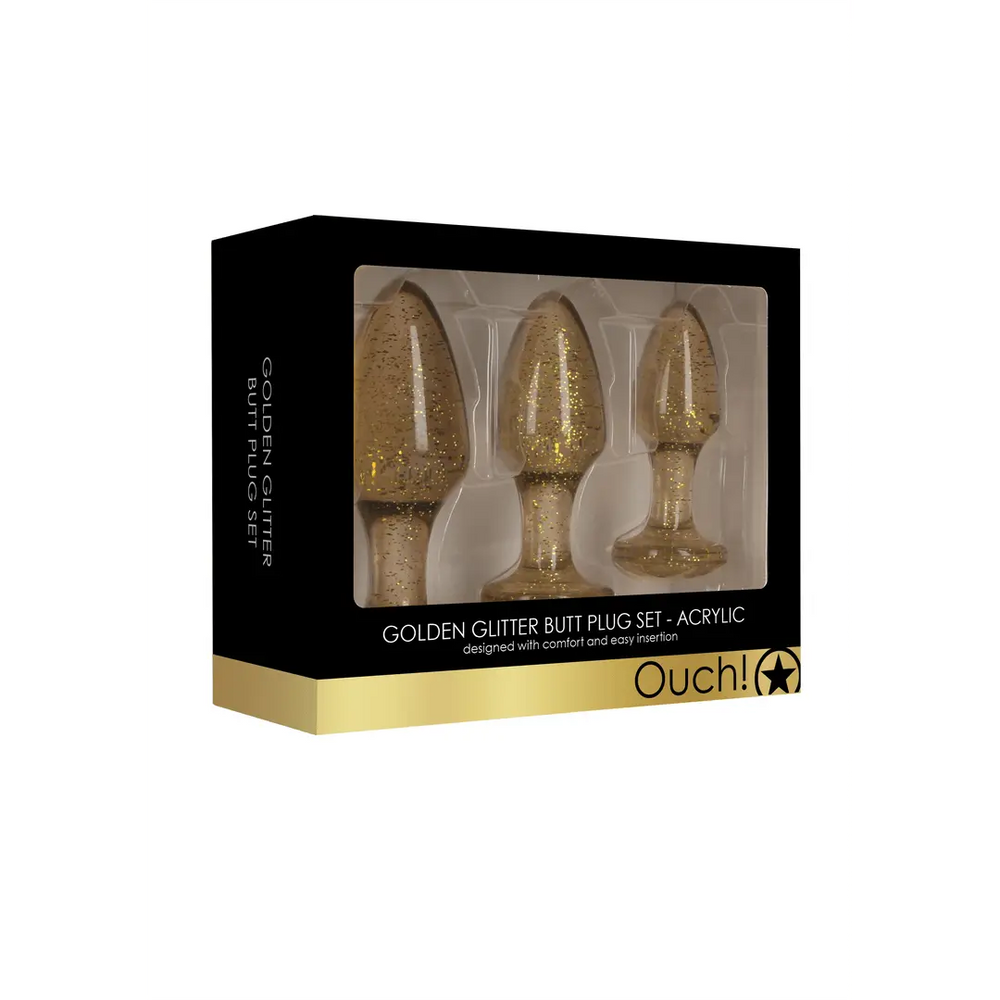 Ouch! - Acryl Butt Plug Set - foto 3