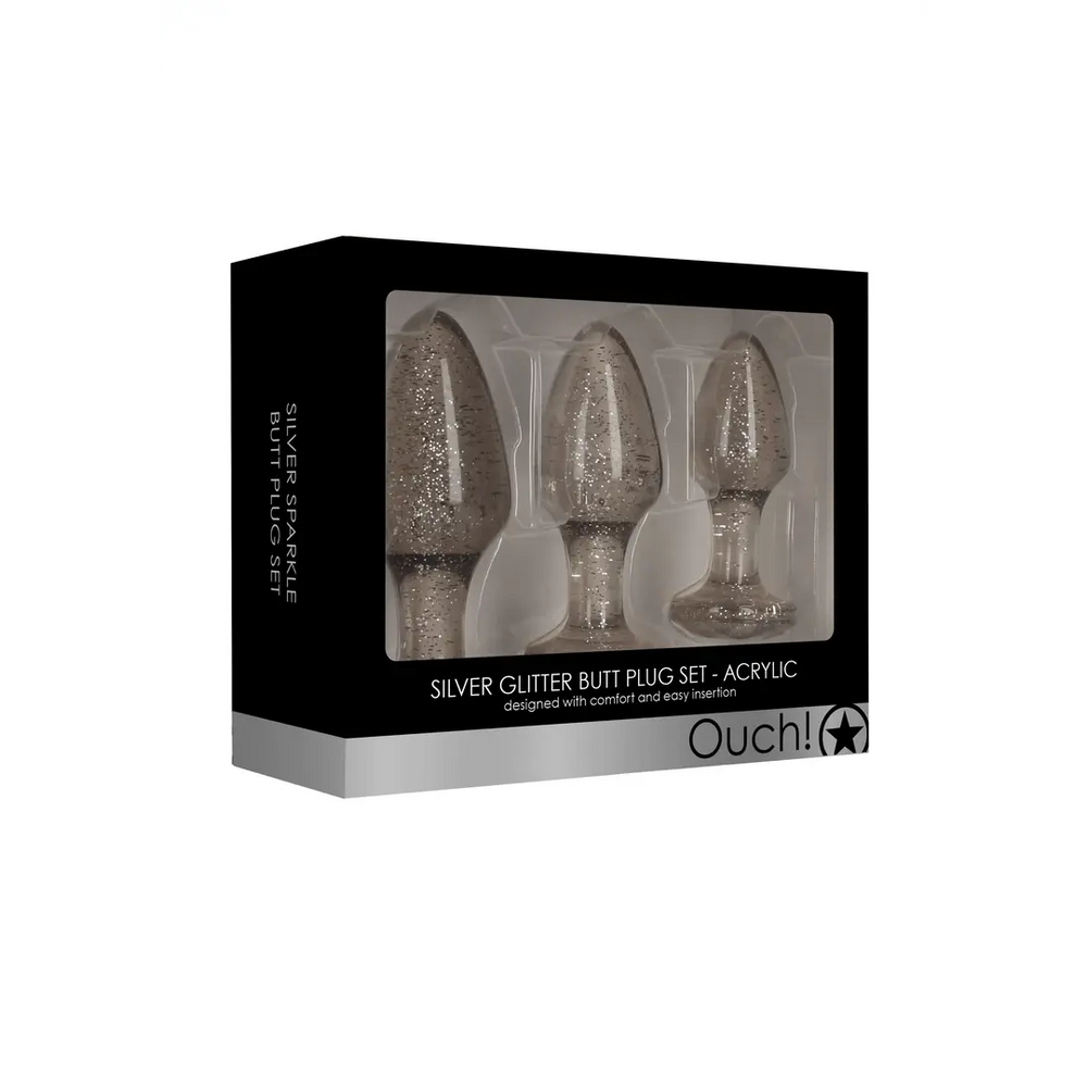 Ouch! - Acryl Butt Plug Set - foto 12