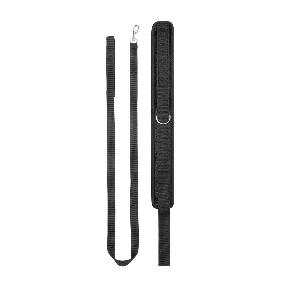 Velvet Adjustable Collar with Leash - foto 3