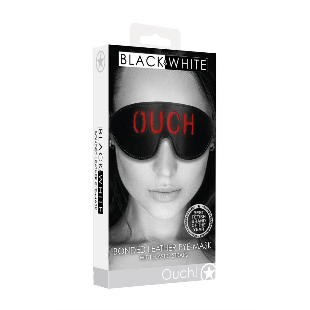 Gebonden Lederen Oogmasker Ouch - foto 5