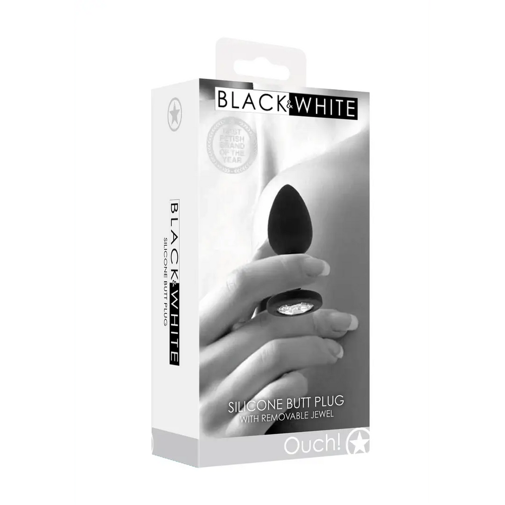 Silicone Butt Plug with Removable Jewelry - foto 5