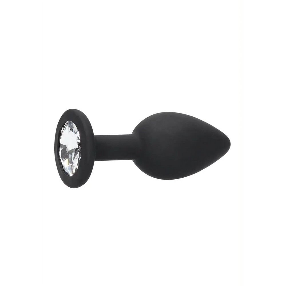 Silicone Butt Plug with Removable Jewelry - foto 3