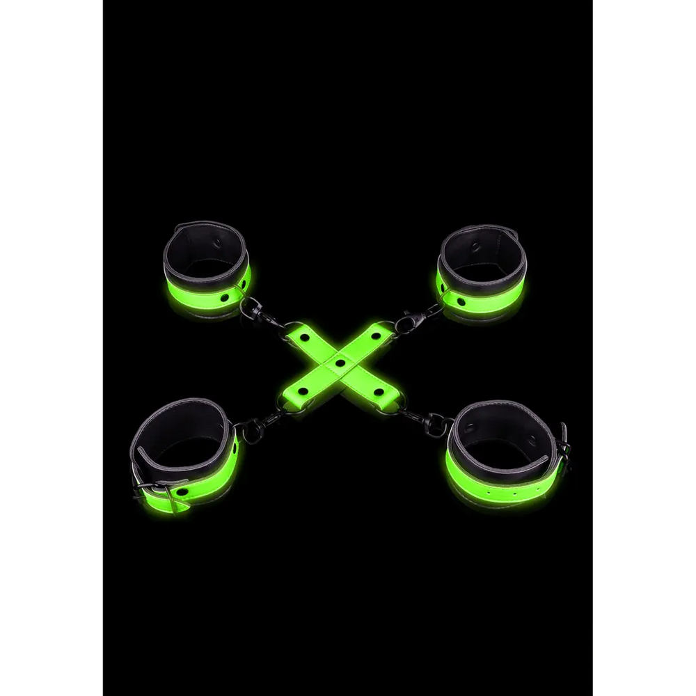Hand- en enkelboeien met hogtie glow in the dark