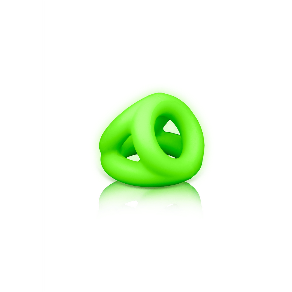 Cockring Ball Strap - Glow in the Dark - foto 2