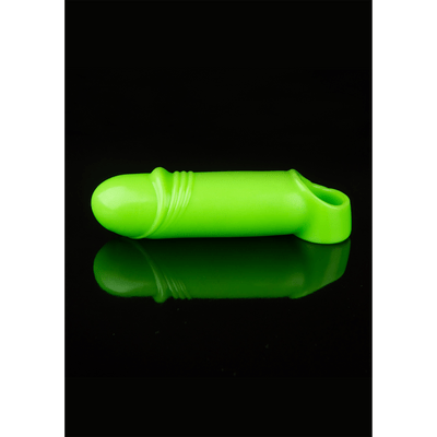 Smooth Thick Stretchy Penis Sheath - Glow in the Dark