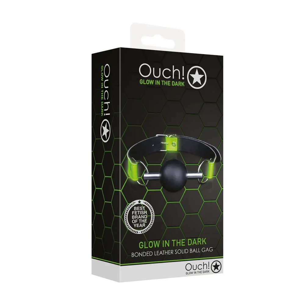 Solid Ball Gag - Glow in the Dark - foto 4