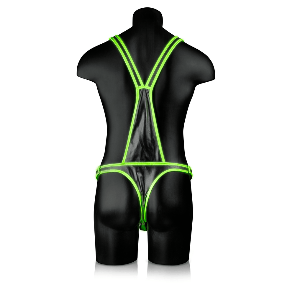 Body-Covering Harnas - Glow in the Dark - S/M - foto 17