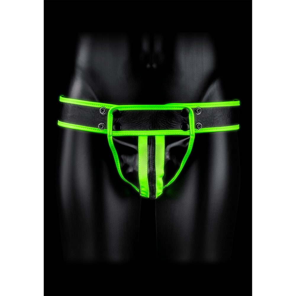 Striped Jockstrap - Glow in the Dark - S/M