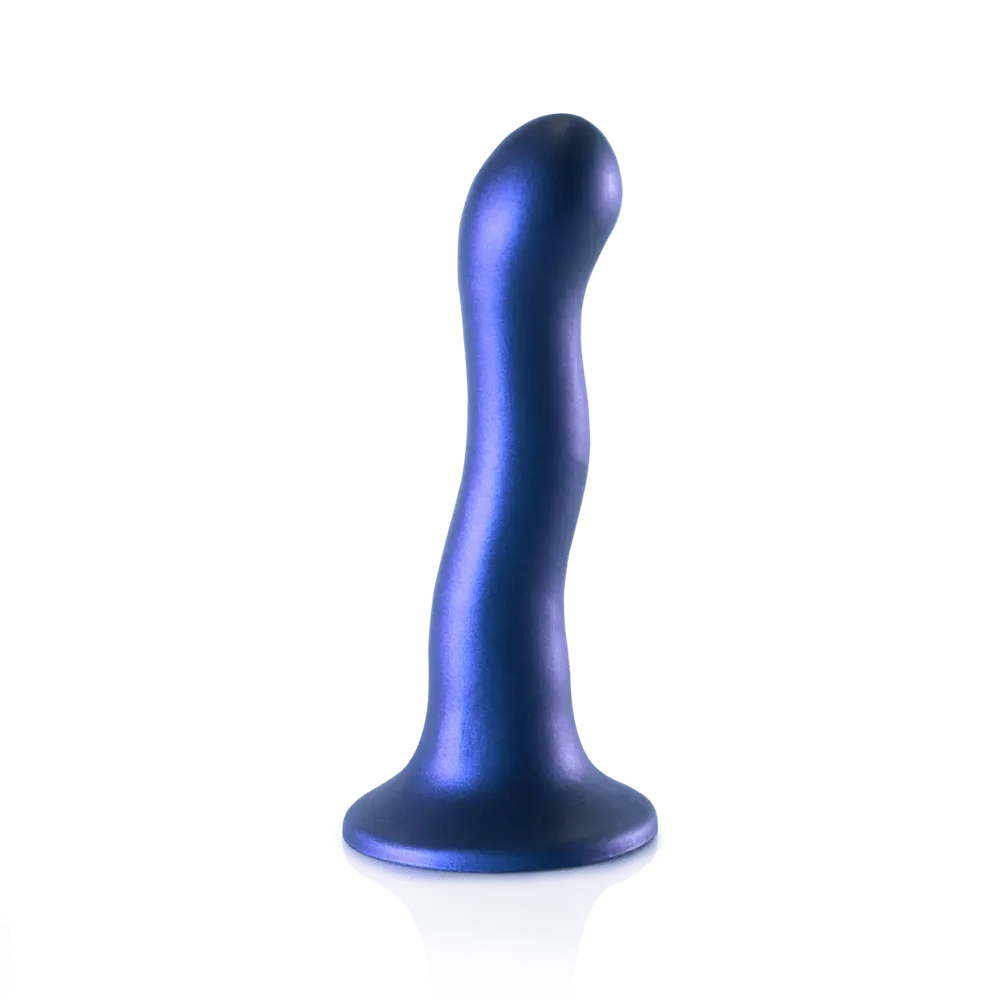 Ultra Soft Silicone Curvy G-Spot Dildo - 7'' / 17 cm