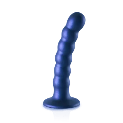 Beaded Silicone G-Spot Dildo - 5'' / 13 cm