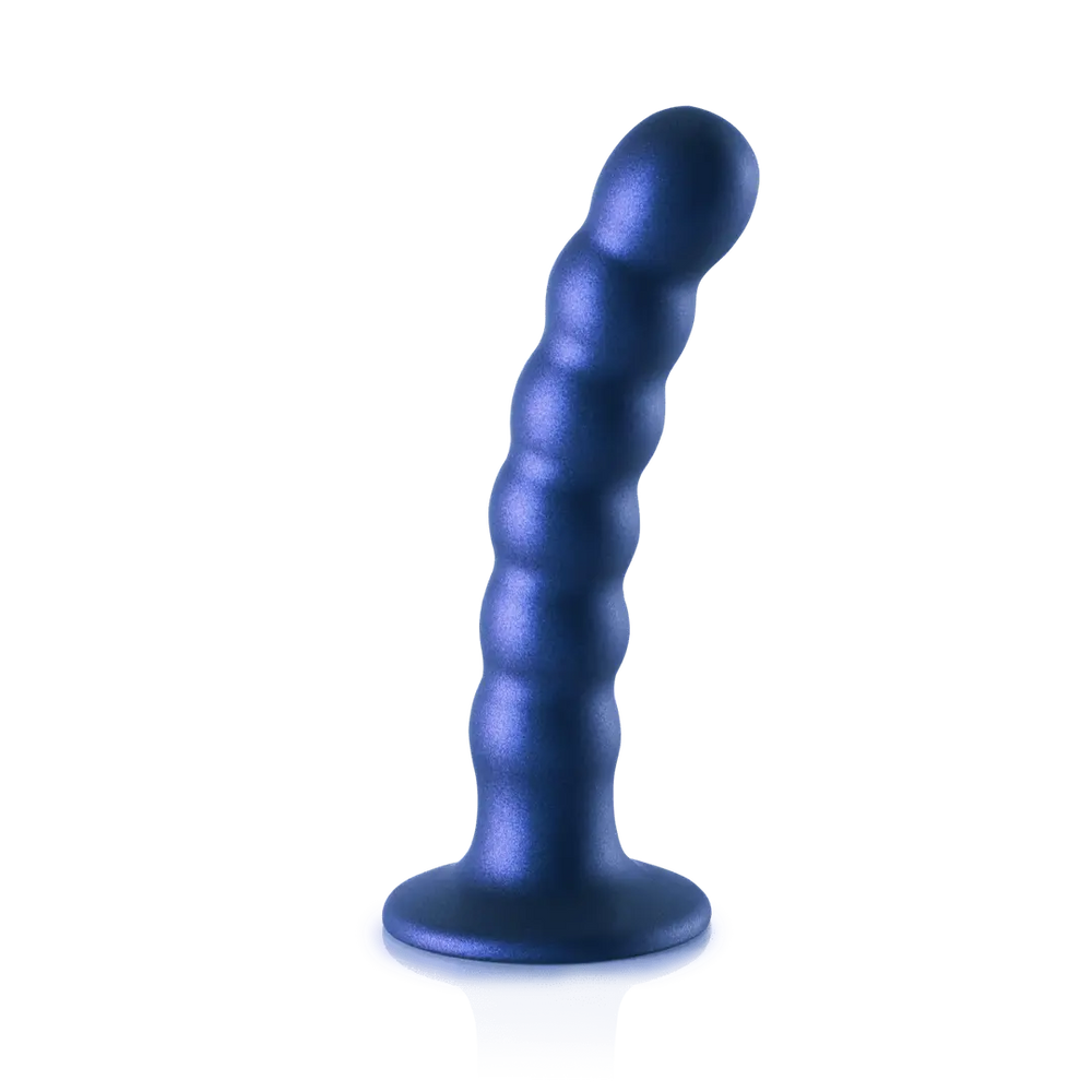 Beaded Silicone G-Spot Dildo - 5'' / 13 cm