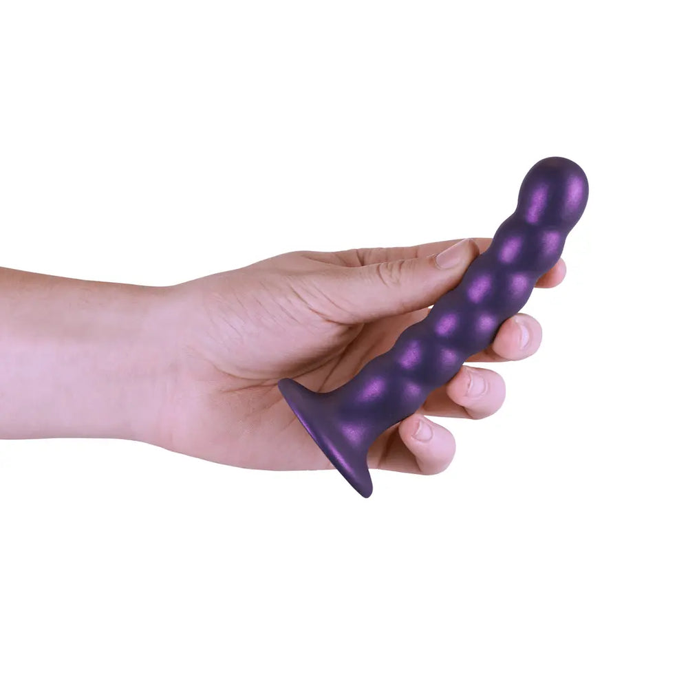 Beaded Silicone G-Spot Dildo - 5'' / 13 cm - foto 11