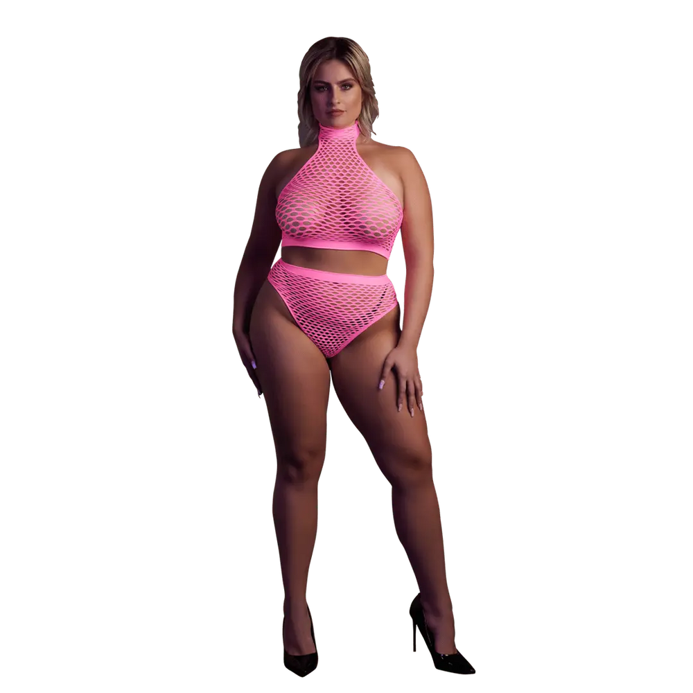 Turtle Neck and High Waist Slip