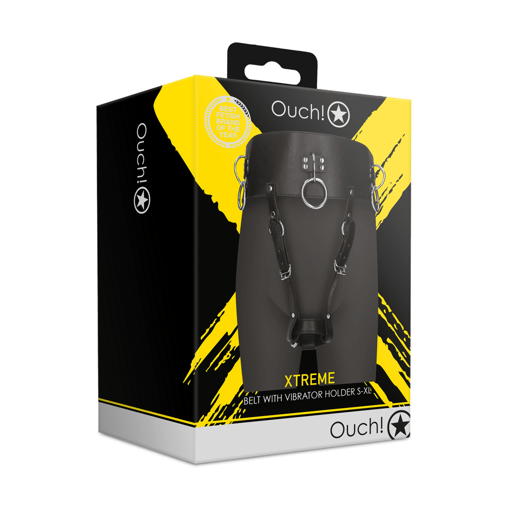 Belt with Vibrator Holder - Black - foto 3