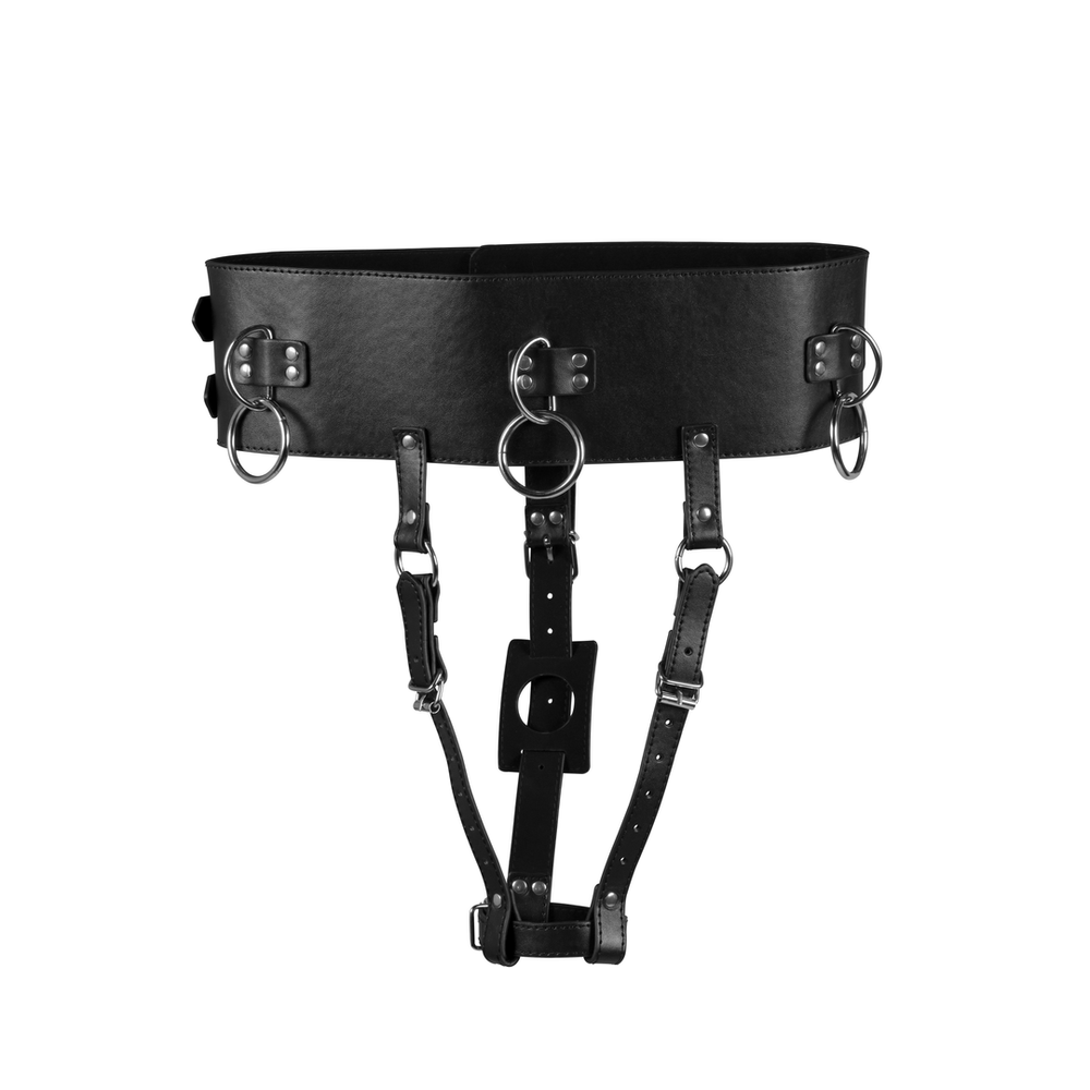 Belt with Vibrator Holder - Black - foto 6