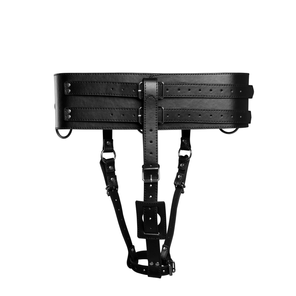 Belt with Vibrator Holder - Black - foto 7
