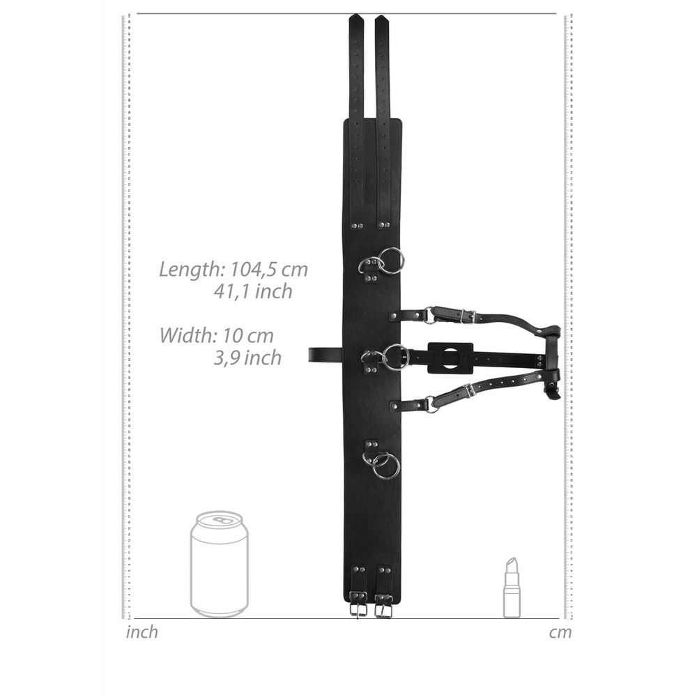 Belt with Vibrator Holder - Black - foto 2