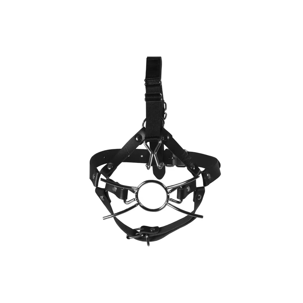 BDSM Masker met Spider Gag & Neushaken - foto 3