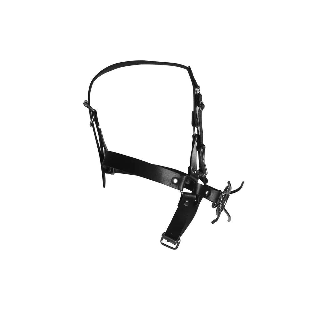 BDSM Masker met Spider Gag & Neushaken - foto 4