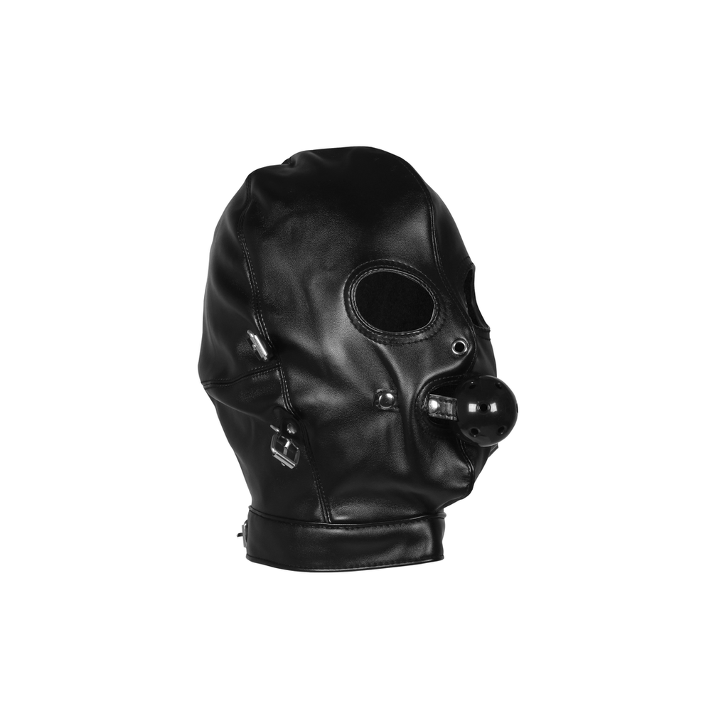 Geblinddoekt Masker met Ademende Ballgag - foto 2