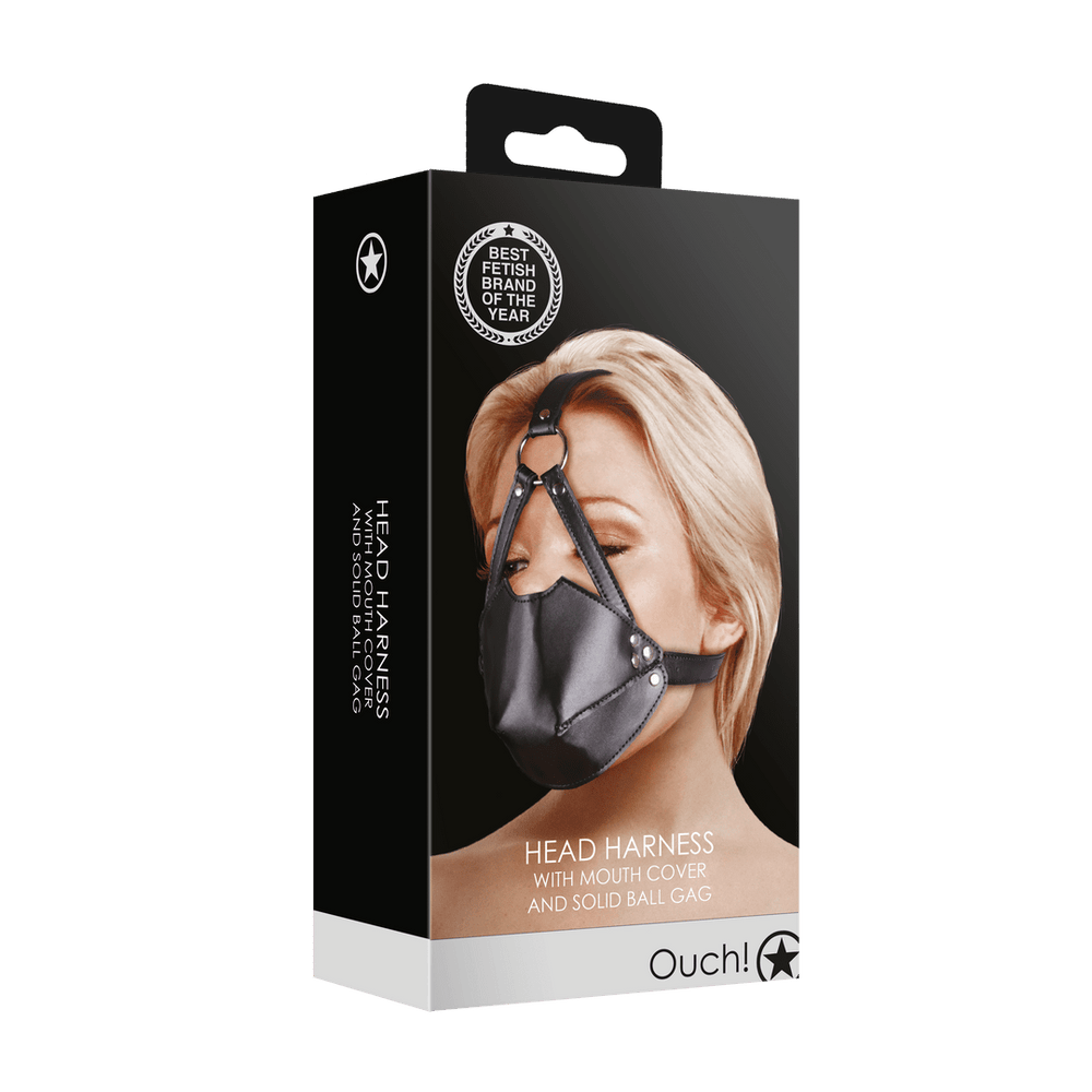BDSM Masker met Mondkap en Ballgagg - foto 7