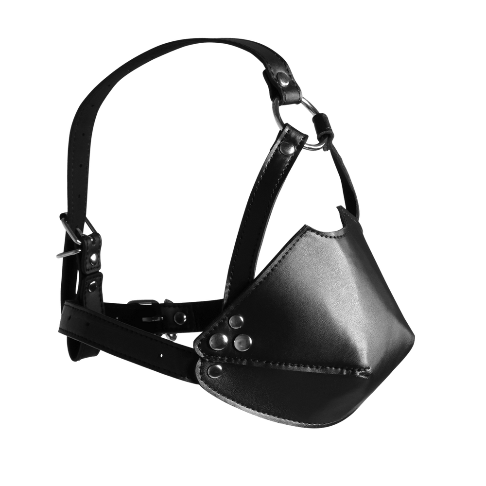BDSM Masker met Mondkap en Ballgagg - foto 3