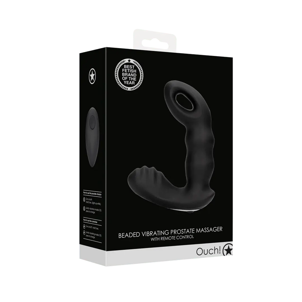 Beaded Vibrating Prostate Massager with Remote Control - foto 7