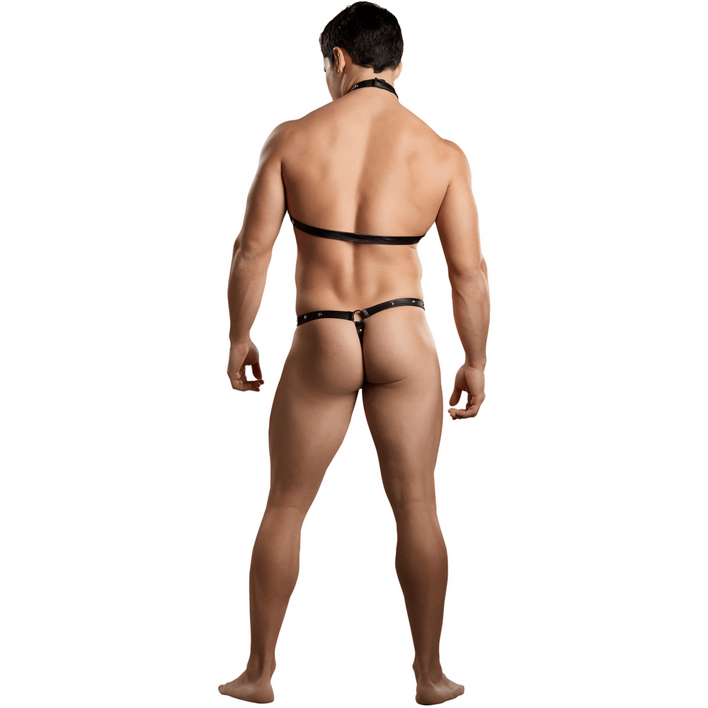 Gladiator - Thong Attached to Harness with Choker - foto 5