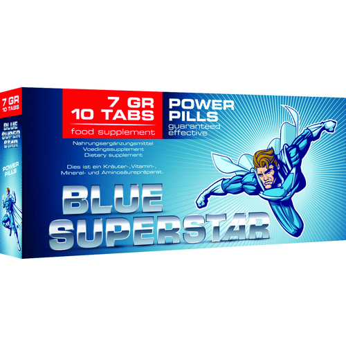 Blue Superstar - Stimulerende Capsules