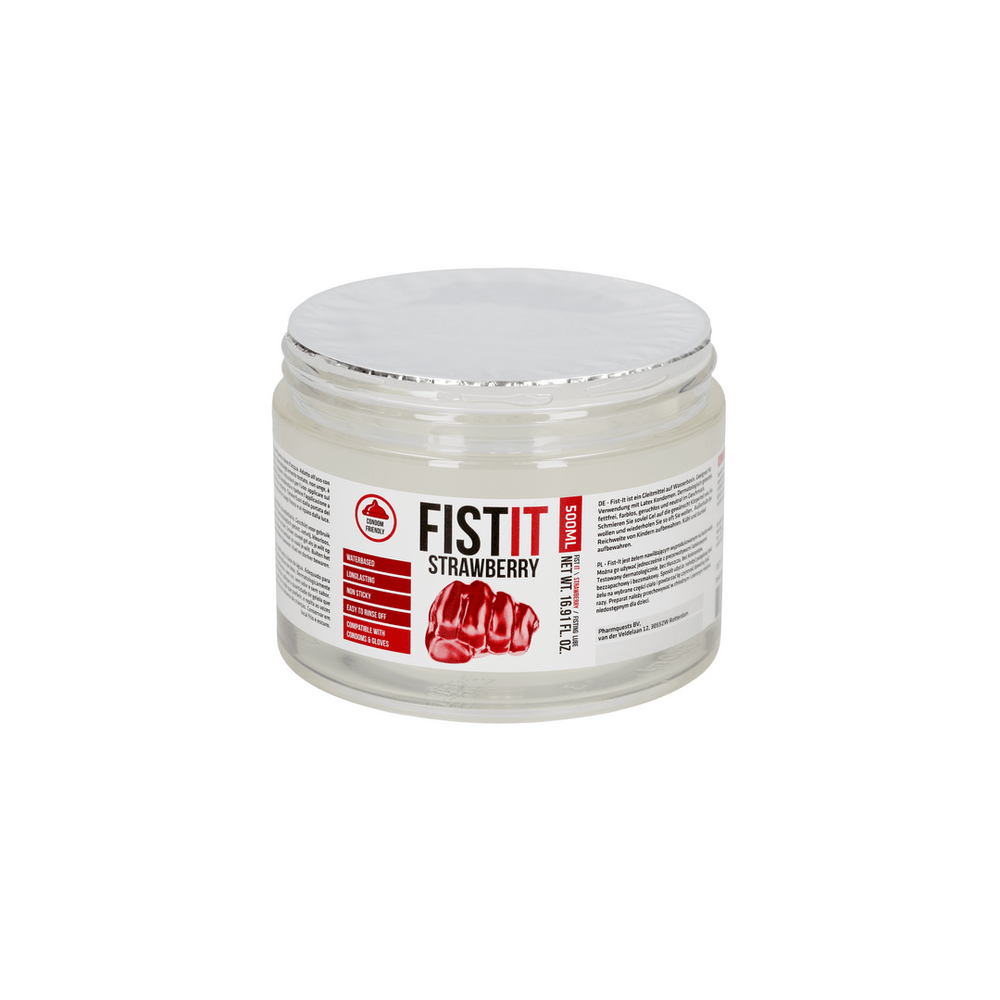 Fist it - Extra Dik Glijmiddel met Aardbeiensmaak - 500 ml - foto 2
