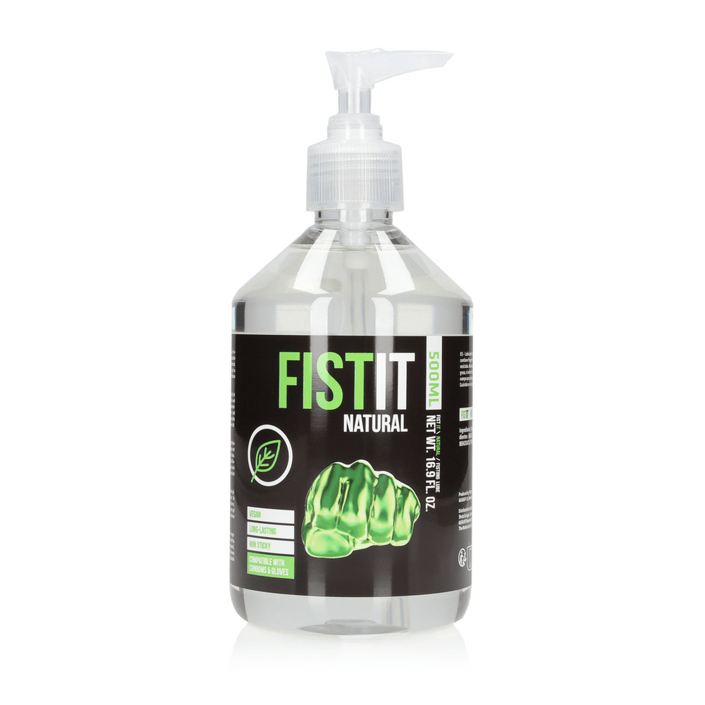 Natural glijmiddel op waterbasis - 17 fl oz / 500 ml - Pump