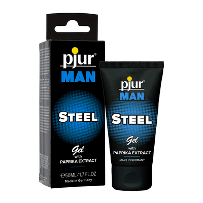 MAN - Steel Gel - Lubricant and Massage Gel - 2 fl oz / 50 ml