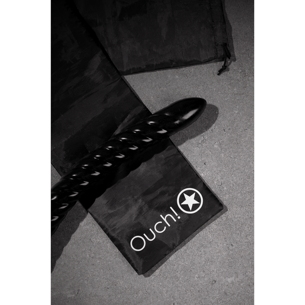 Ouch! Anal Snake Dildo Toy Bag - Zwart - foto 4